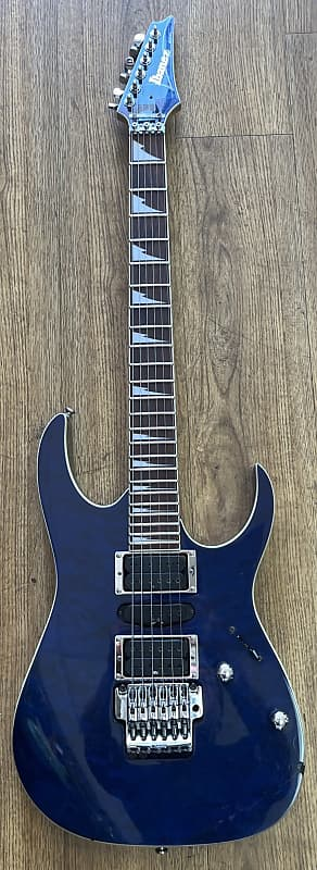 IBANEZ RG4EX1-BBL ELECTRIC GUITAR FLAME MAPLE BRIGHT BLUE