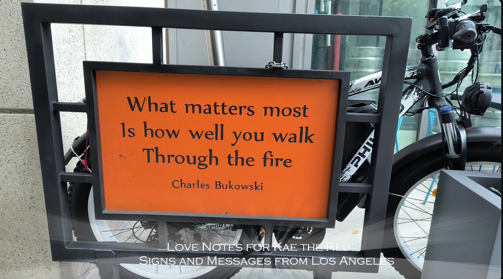 Messages from L A